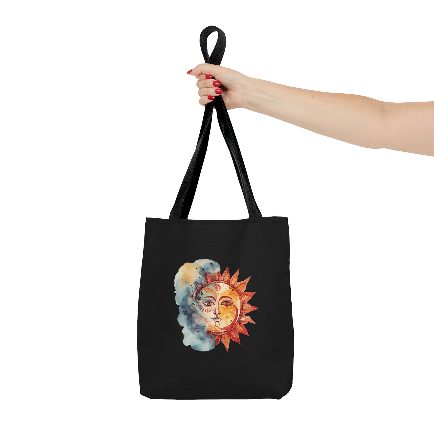 Sun and Watercolor Tote Bag