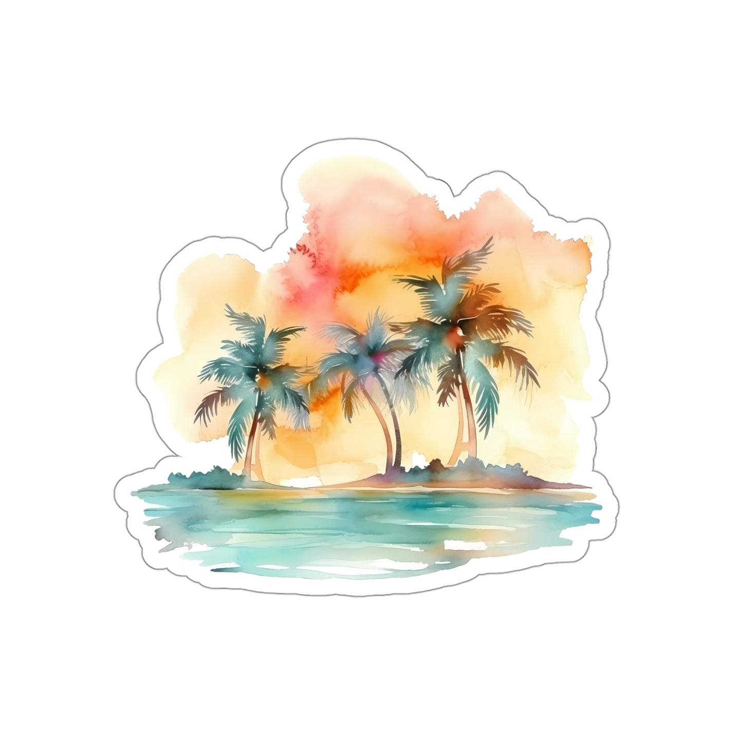 Palm Tree Indoor Vinyl Sticker