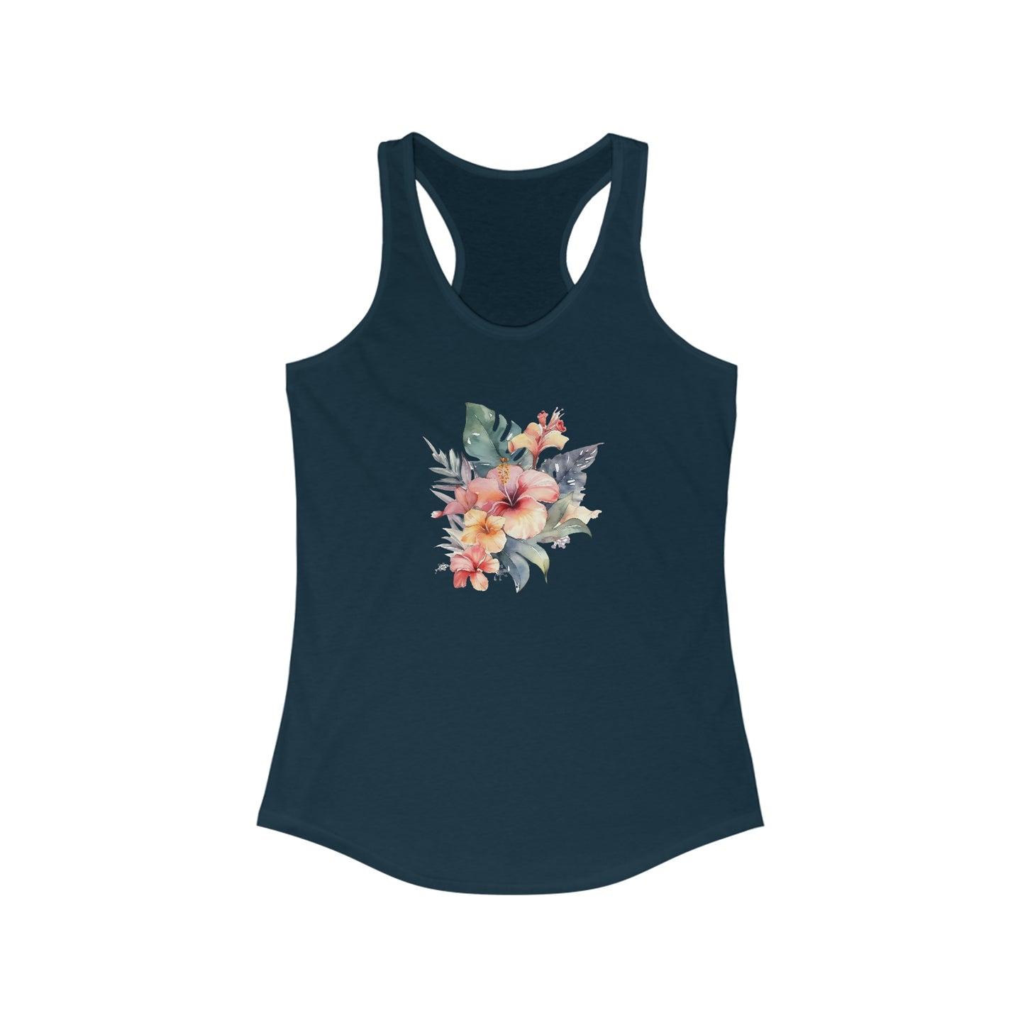 Island Flowers Racerback Tank