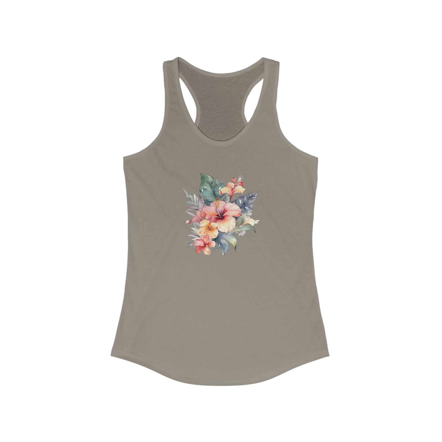 Island Flowers Racerback Tank