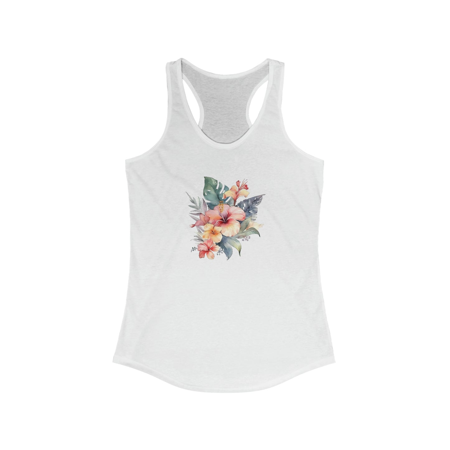 Island Flowers Racerback Tank