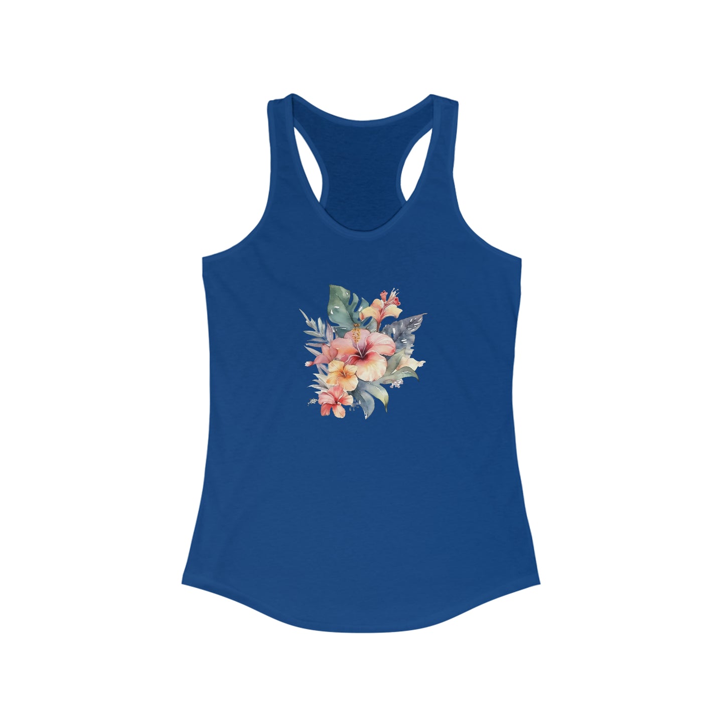 Island Flowers Racerback Tank