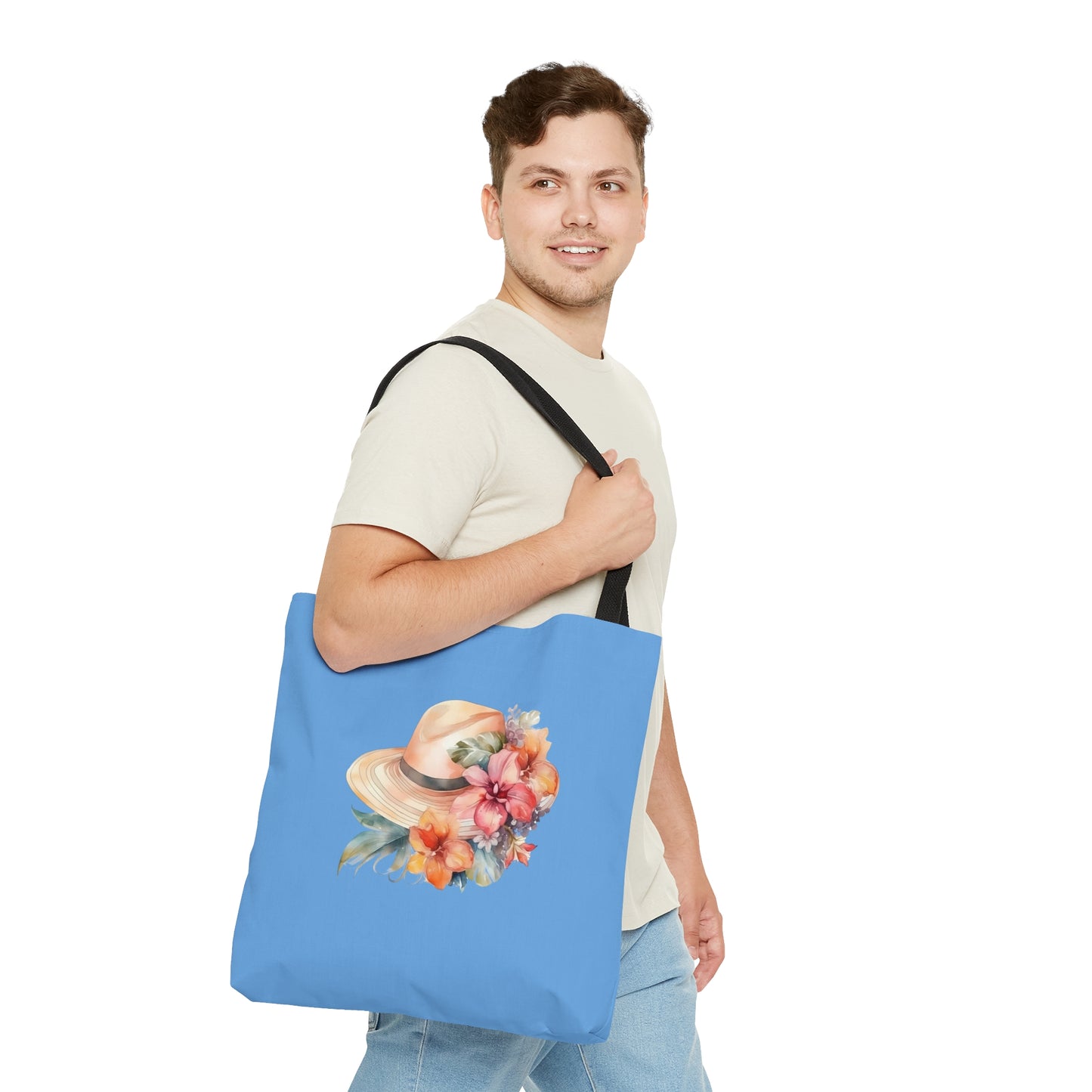 Flowers and Hat Tote Bag