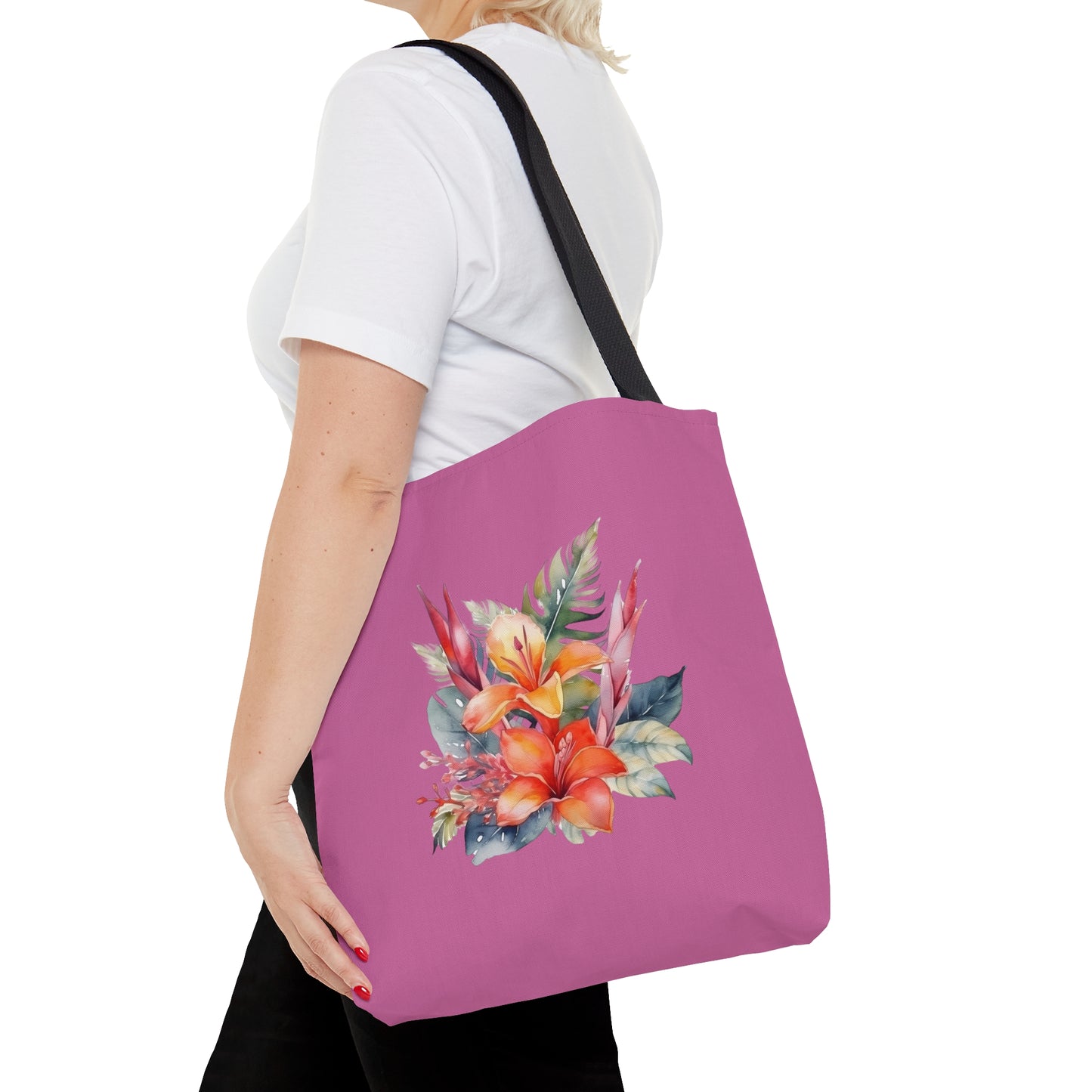 Beautiful Island Flowers Tote Bag