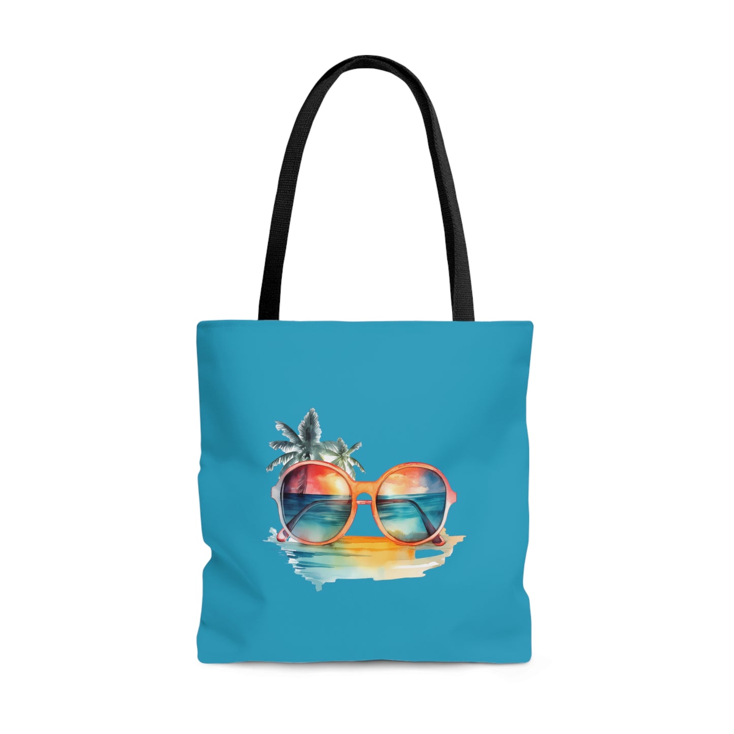 Sunglasses and Palm Trees Tote Bag