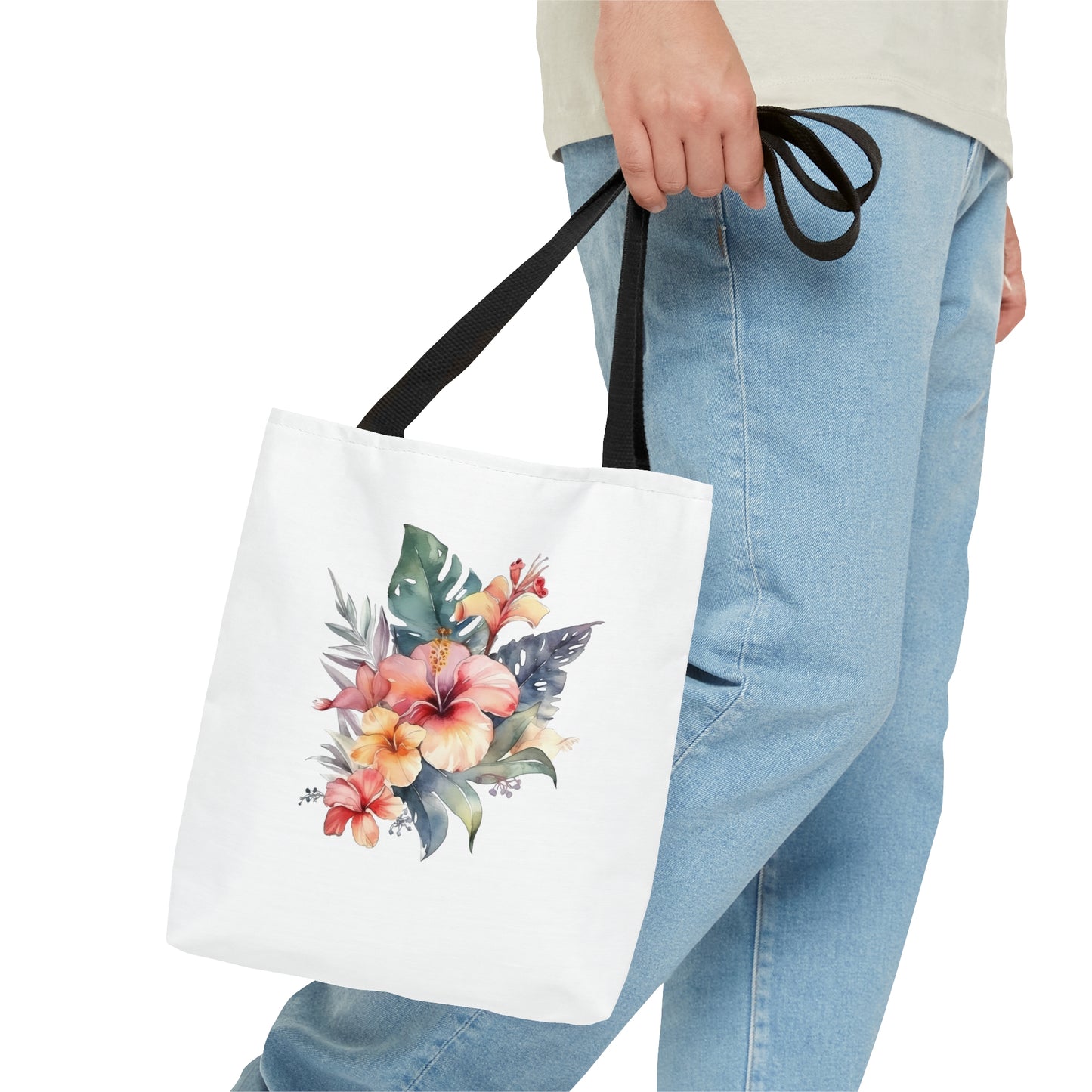 Island Flowers Tote Bag