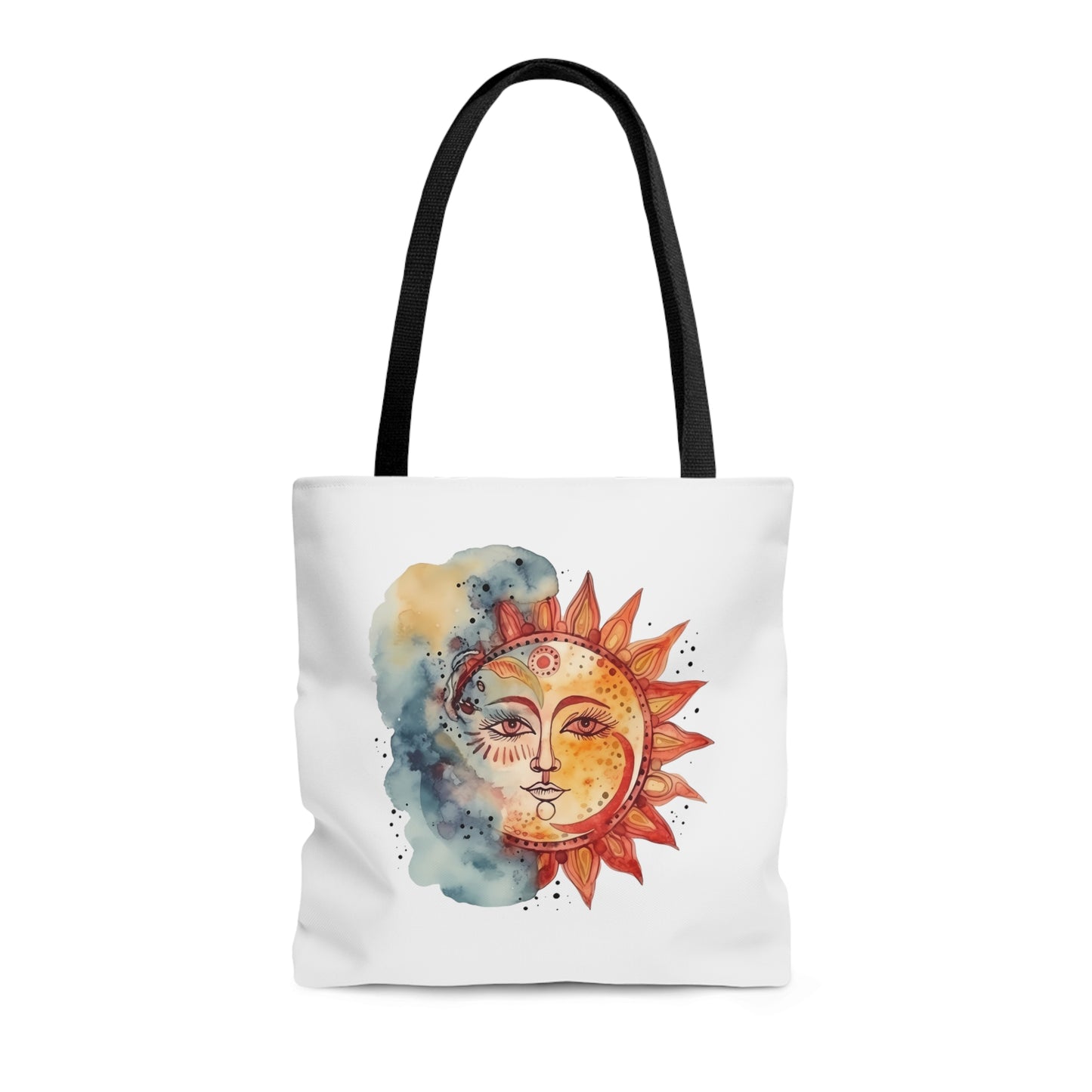 Sun and Watercolor Tote Bag