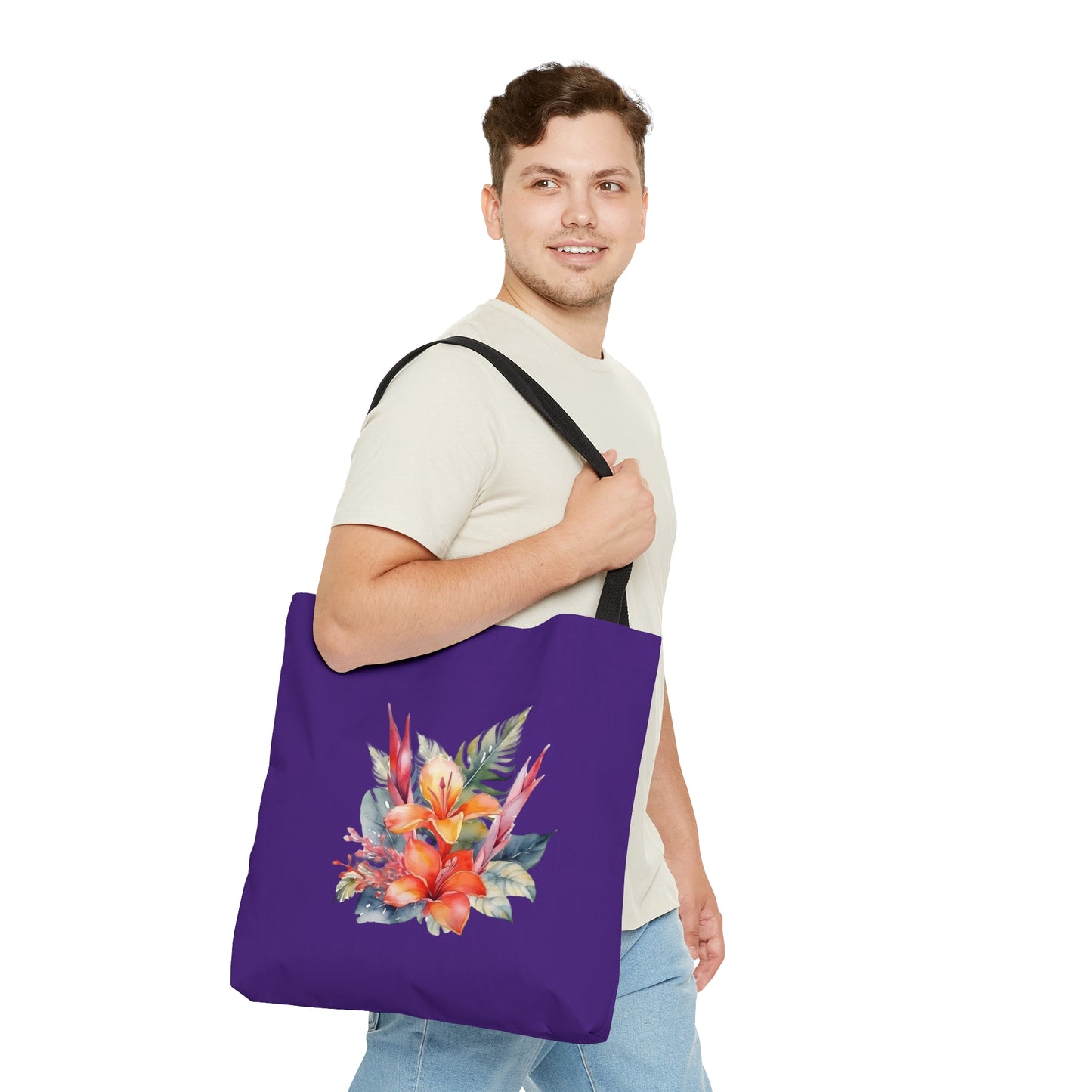 Beautiful Island Flowers Tote Bag