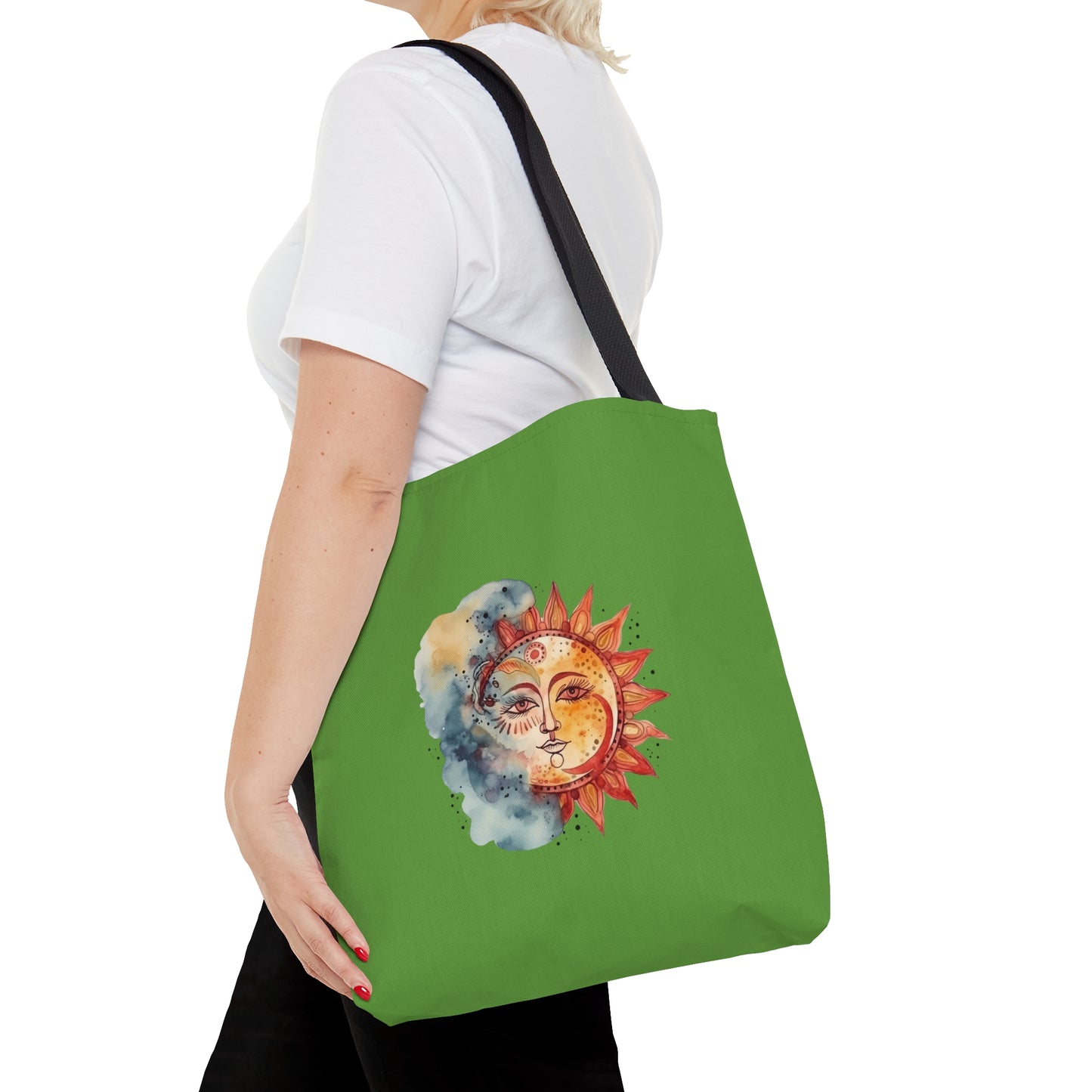 Sun and Watercolor Tote Bag