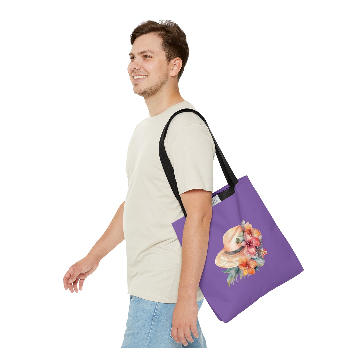 Flowers and Hat Tote Bag