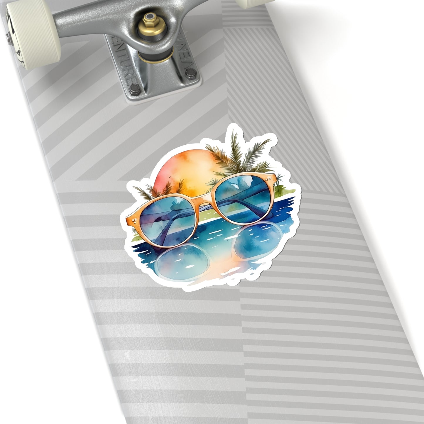 Sunglasses in the Water Indoor Vinyl Sticker