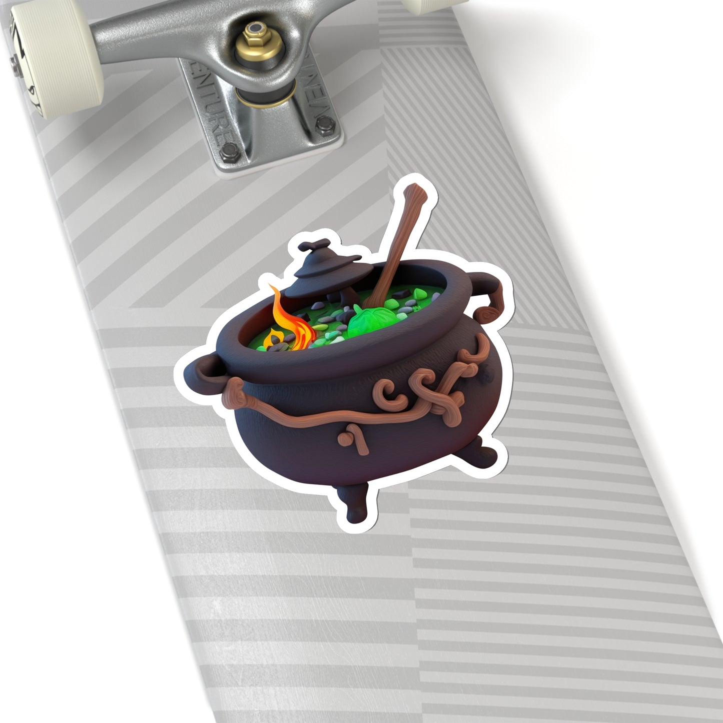 Halloween Cauldron Indoor Vinyl Sticker