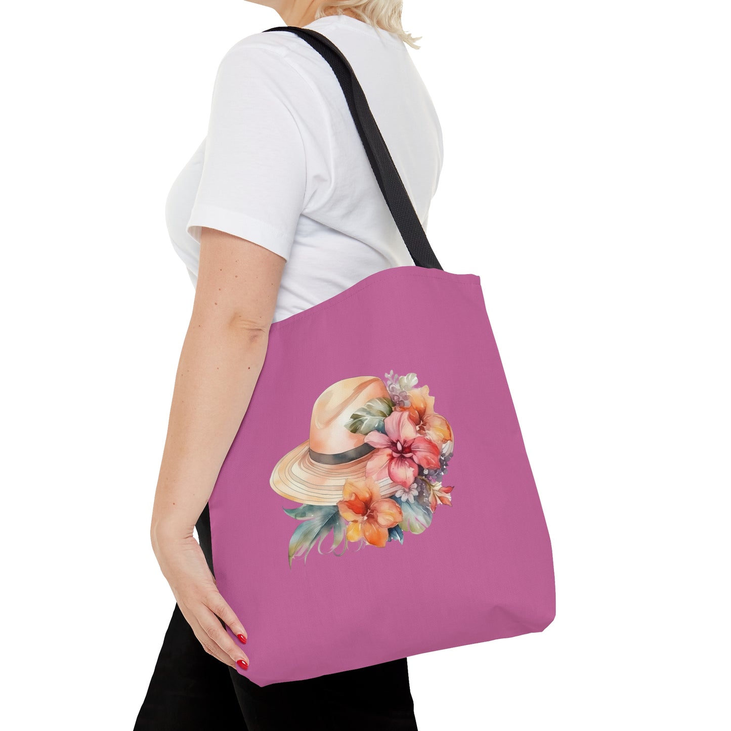 Flowers and Hat Tote Bag